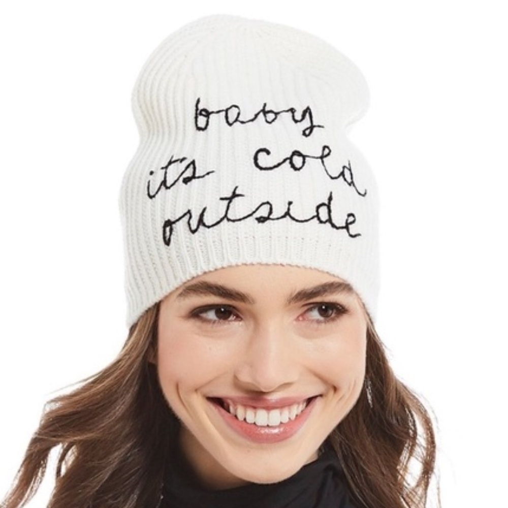 Kate Spade Baby It's Cold Outside Beanie.New! - Picture 2 of 3